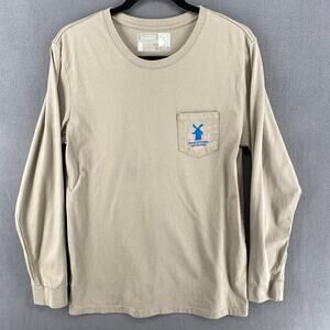 Dutch Bros Coffee Company 1992 Long Sleeve T Shirt Unisex L Beige Oregon